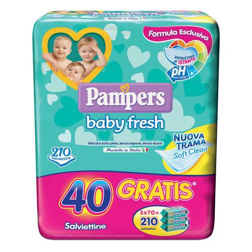 PAMPERS BABY FRESH 210 - Emporio della Salute